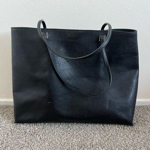Large black tote